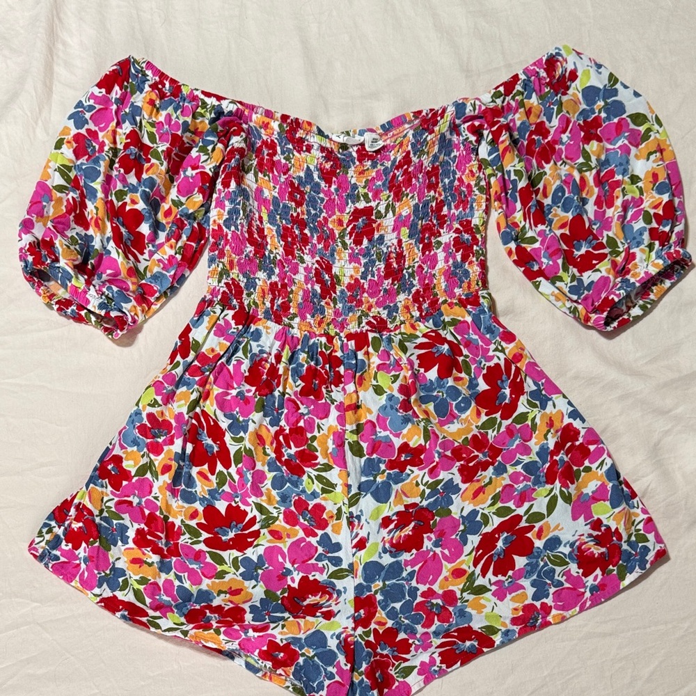 Roxy Multicolor Floral Romper